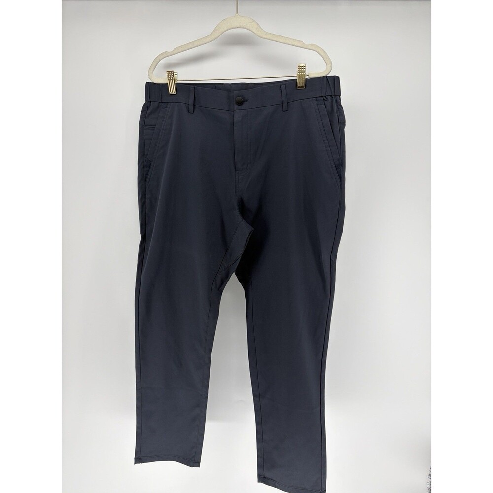 Jack Archer Jetsetter Tech Pants Mens Size 35x28 (true 36x27) Navy 5 Pocket